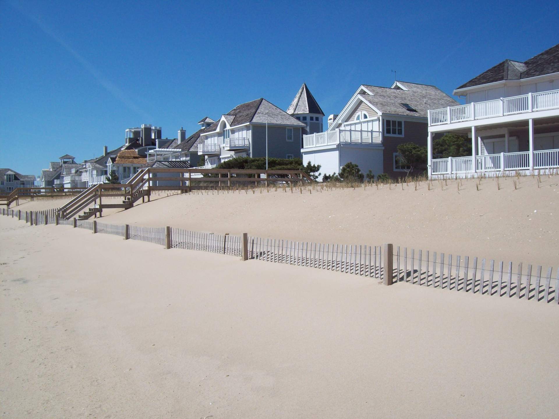 The Preserve dune development 2 years after installing dune fence